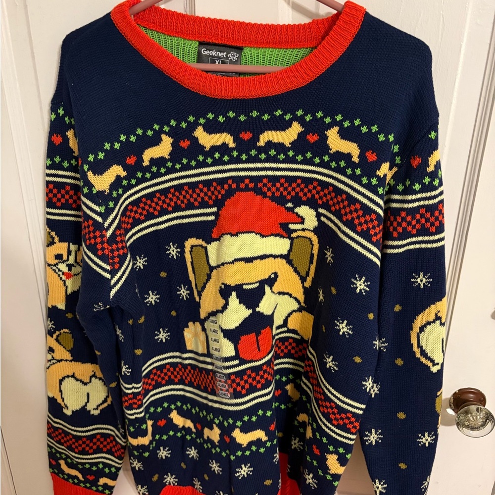 Corgi XL Crewneck Ugly Christmas Sweater